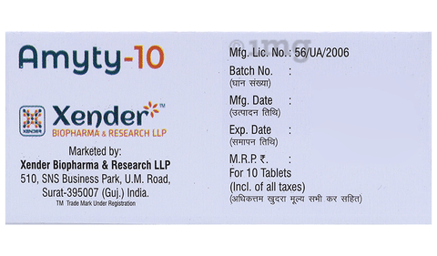 Amyty 10 Tablet image Amyty 10 Tablet image