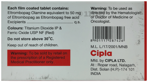 Eltromag 50 Tablet image Eltromag 50 Tablet image