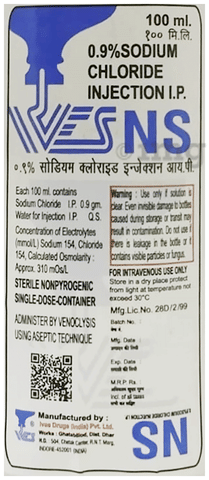Ives NS 0.9% Injection image Ives NS 0.9% Injection image