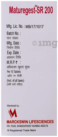 Maturegest-SR 200 Tablet image Maturegest-SR 200 Tablet image
