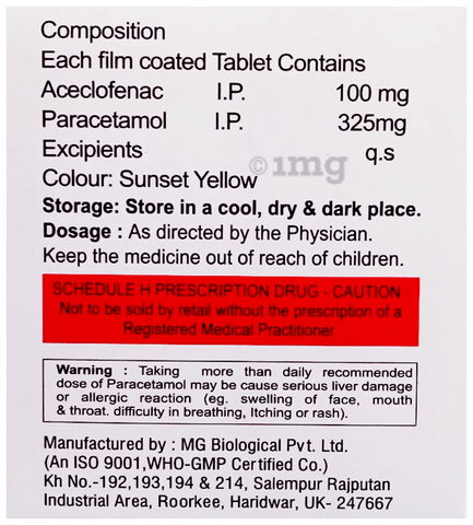 Aconfin-P Tablet image