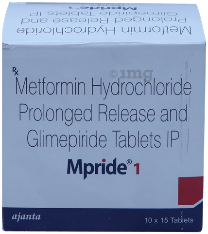 Mpride 1mg/500mg Tablet PR image Mpride 1mg/500mg Tablet PR image
