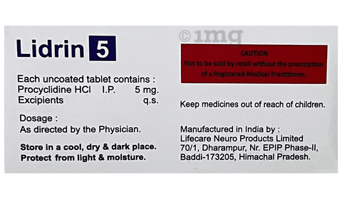 Lidrin 5 Tablet image