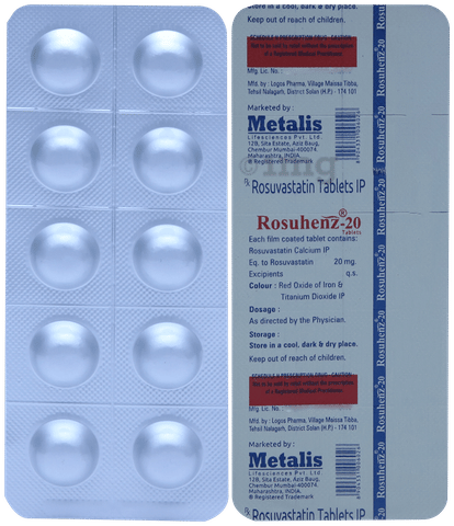 Rosuhenz 20mg Tablet image