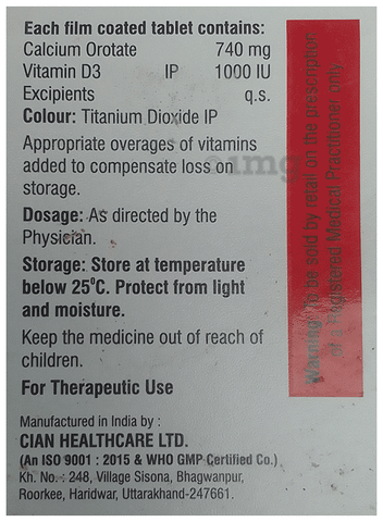 Calzit-D Tablet image