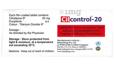 Cilcontrol 20 Tablet image