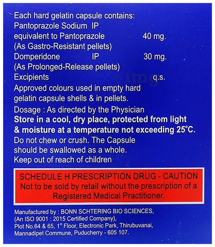 Savera-D 30mg/40mg Capsule PR