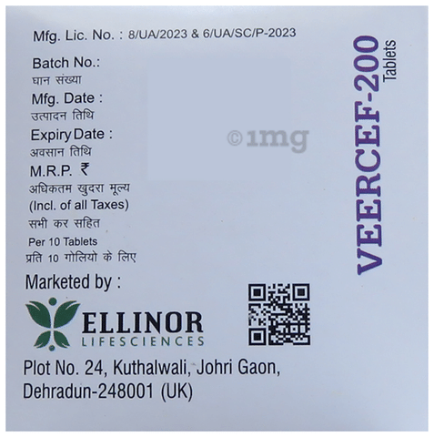 Veercef 200 Tablet DT image Veercef 200 Tablet DT image
