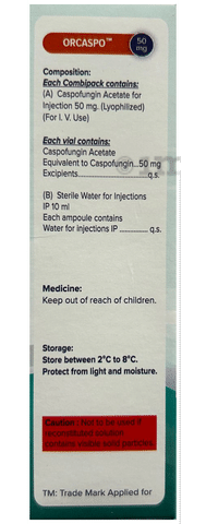 Orcaspo 50mg Injection image Orcaspo 50mg Injection image