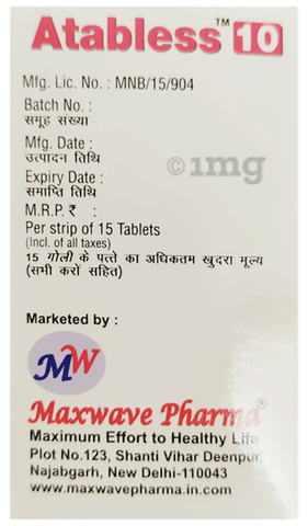 Atabless 10 Tablet image