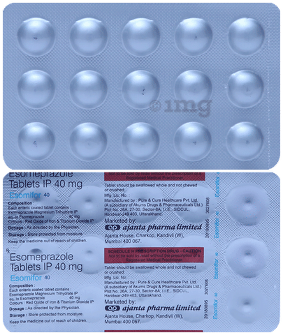 Esomifor 40mg Tablet image
