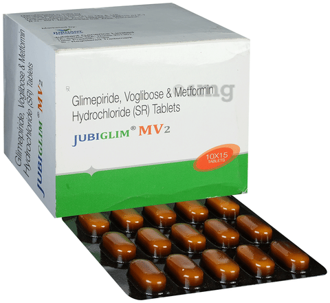 Jubiglim MV 2 Tablet SR image Jubiglim MV 2 Tablet SR image