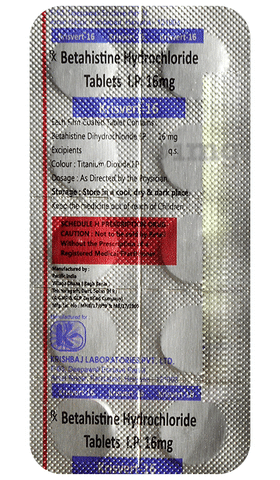 Krisvert 16mg Tablet image