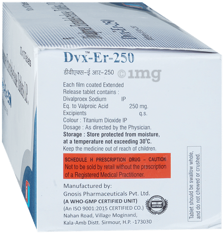 Dvx 250mg Tablet ER image