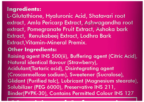 Herbal Hills Femo Fizz Effervescent Tablet Strawberry Herbal Hills Femo Fizz Effervescent Tablet Strawberry
