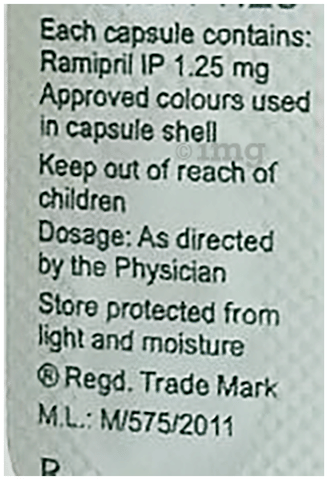 रैमकोर 1.25 कैप्सूल image रैमकोर 1.25 कैप्सूल image