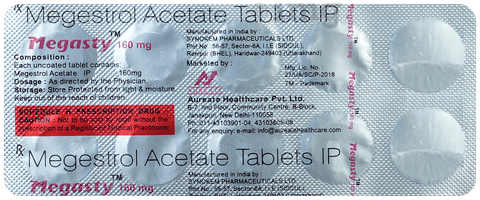 Megasty 160mg Tablet image Megasty 160mg Tablet image