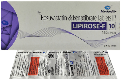 Lipirose-F 10 Tablet image