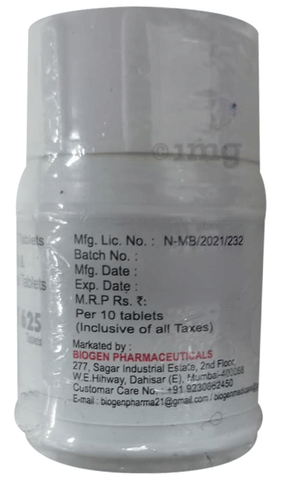 Rozocef-CV 625 Tablet image