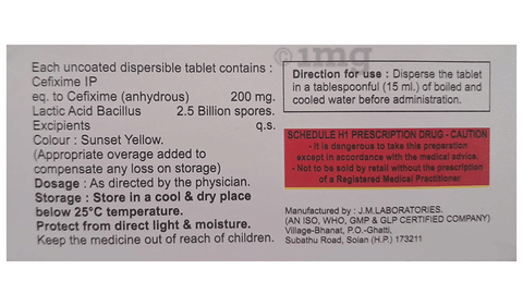 Daxocef 200 Tablet image