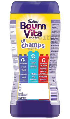Cadbury Bournvita Lil Champs For Brain Development, Physical