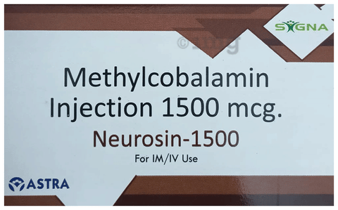 Buy Neurosin 1500 Injection Online: View Uses, Side Effects, Price, Substitutes | 1mg Buy Neurosin 1500 Injection Online: View Uses, Side Effects, Price, Substitutes | 1mg