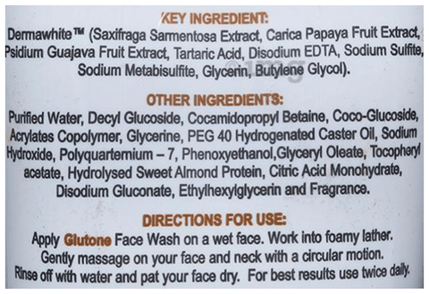Glutone Face Wash image Glutone Face Wash image