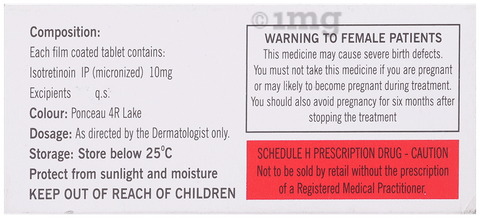Isolox 10mg Tablet image