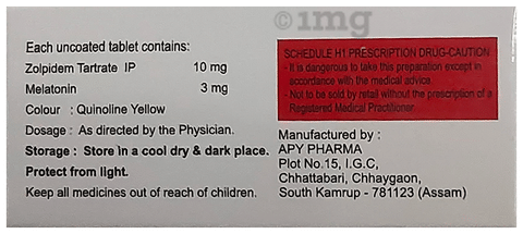 Zolpidem Tartrate 10 Mg T