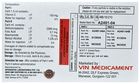 Norovin-C Injection Combipack image Norovin-C Injection Combipack image