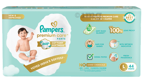 Pampers Premium Best Pampers For Newborn Pampers Premium Care Pants With  Aloe Vera Cottony Softness
