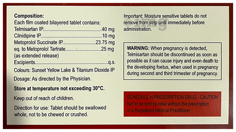 Tsart MCL 25 Tablet ER