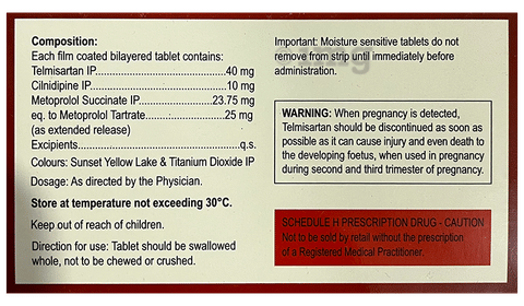 Tsart MCL 25 Tablet ER image