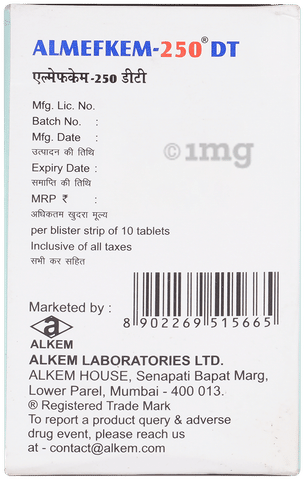 Almefkem 250mg Tablet image