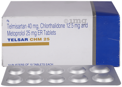 Telsar CHM 25 Tablet