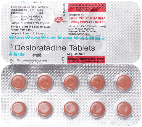 Allerde 5mg Tablet image