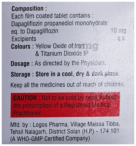 Daparange 10 Tablet image