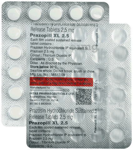 Prazopill XL 2.5 Tablet image Prazopill XL 2.5 Tablet image