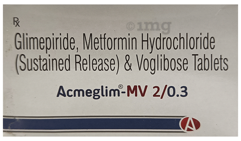 Acmeglim-MV 2/0.3 Tablet SR image