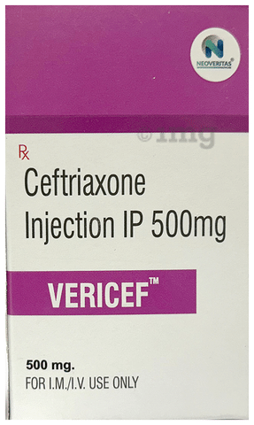 Vericef 500mg Injection
