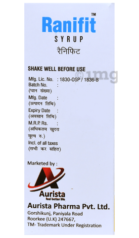 Ranifit Syrup Strawberry image