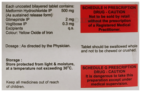 Acmeglim-MV 2/0.3 Tablet SR image