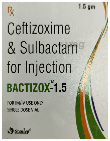 Bactizox 1.5 Injection image Bactizox 1.5 Injection image