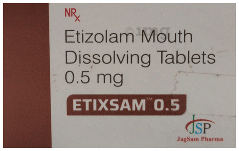 Etixsam 0.5mg Tablet image