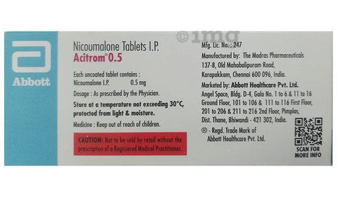 Acitrom 0.5 Tablet image