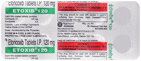 Etoxib 120 Tablet image