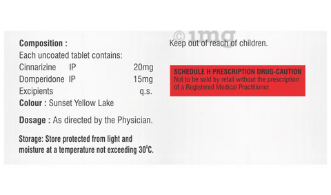 Cinavil D Tablet image