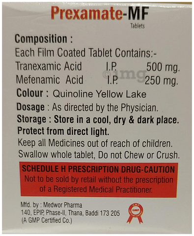 Prexamate-MF Tablet image