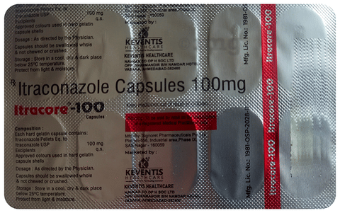 Itracore 100 Capsule image Itracore 100 Capsule image