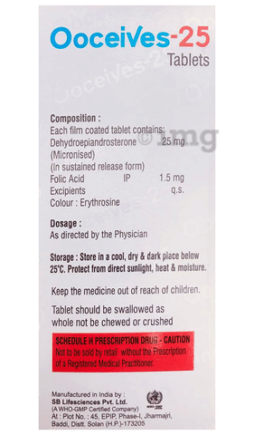 Ooceives 25 Tablet SR image